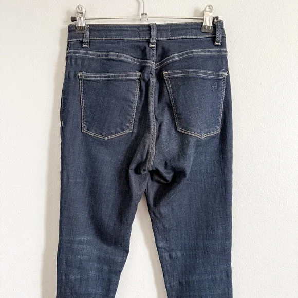 DL1961 Chrissy Skinny Dark Wash Premium Stretch Denim Size 24 - Picture 4 of 6